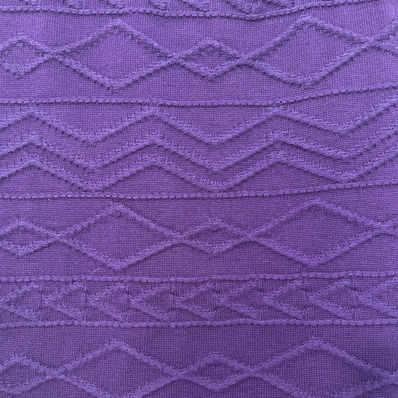 PURPLE KNIT STYLE MINI SKIRT AU10 - Picture 2 of 4